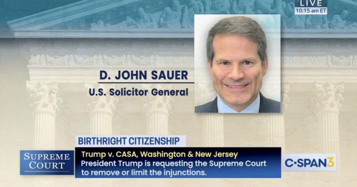 Solicitor General John Sauer Slams “Judicial Insurrection” — Blasts Courts for Issuing 40 Nationwide Injunctions Against Trump, Calls Them an Abuse of Power